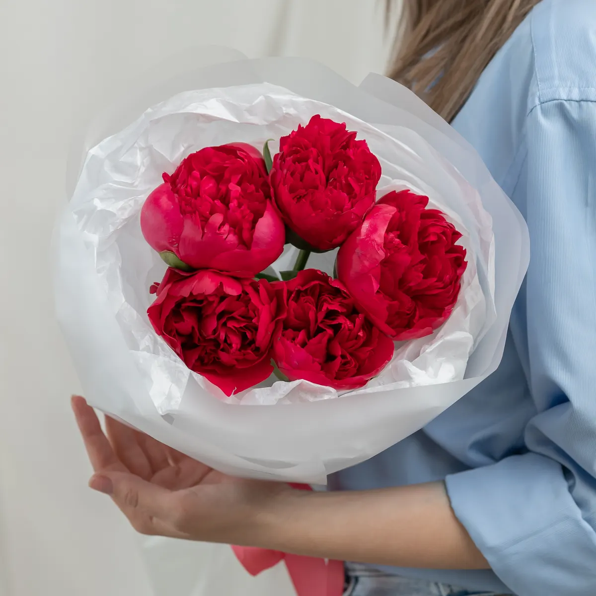 5 пионов ярких, ракурс 1 из 7