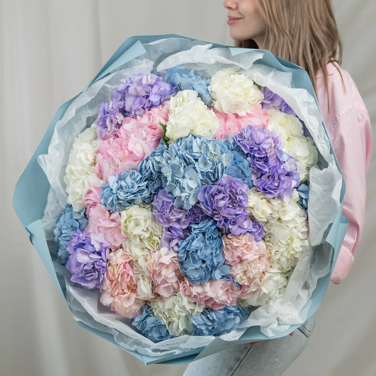 Гортензия (цвет микс) 35 шт, ракурс 1 из 7