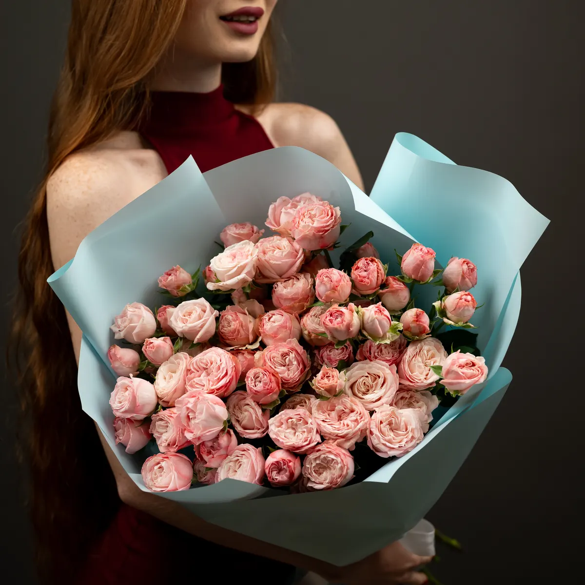 Кустовая роза (сорт бомбастик) 15 шт, ракурс 1 из 7